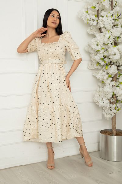 PULLIMM Φόρεμα με κουκκίδα Poplin Square Taka 3550