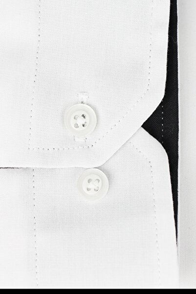 Varetta Чоловіча біла сорочка Slim Fit з довгими рукавами