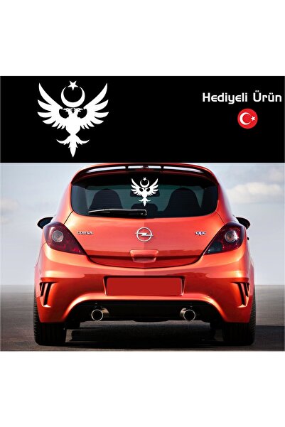 Oto Sticker Selçuklu Kartal Türk Selçuklu Kartalı Araba Sticker 30x25cm