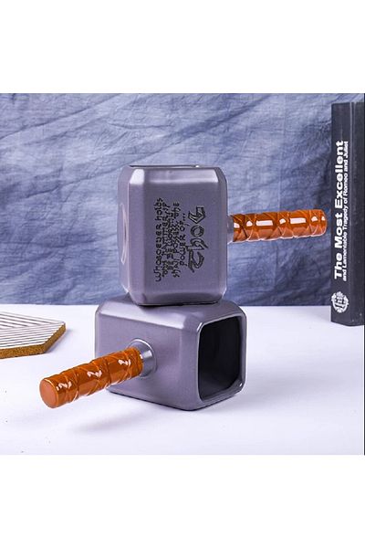 hediyeconcepti Marvel Thor Mjolnir Ceramic Mug Cup