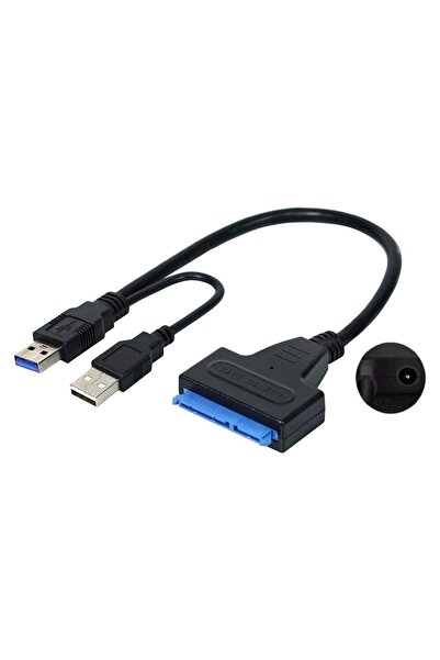 Genel Markalar Usb 3.0 To Sata 2.5" 3.5" Hdd Kablo12v Power Adaptörlü