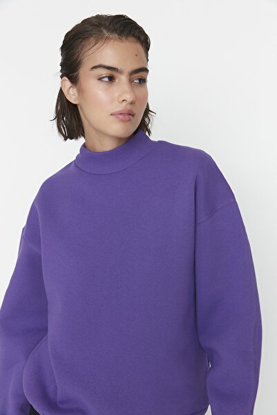Trendyol Collection Sweatshirt - Lila - Normal