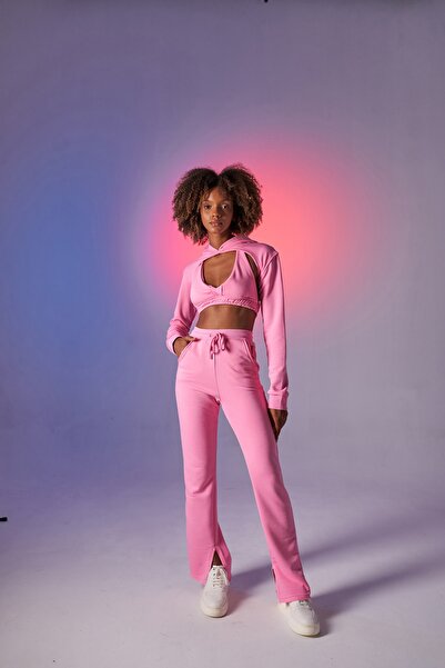HOLLY LOLLY Sweatpants - Pink - Relaxed