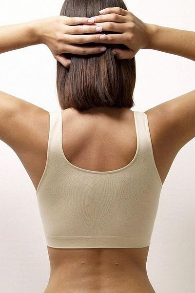 Miss Fit حمالة صدر نسائية بيج بدون سلك سميك بدون خياطة 1501