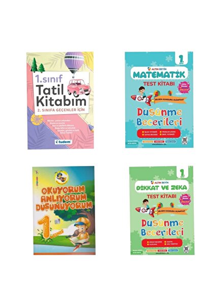 Tudem Yayınları 1. Sınıf Tatil Kitabım Matematik Test Oku Anla Dikkat ve Zeka...