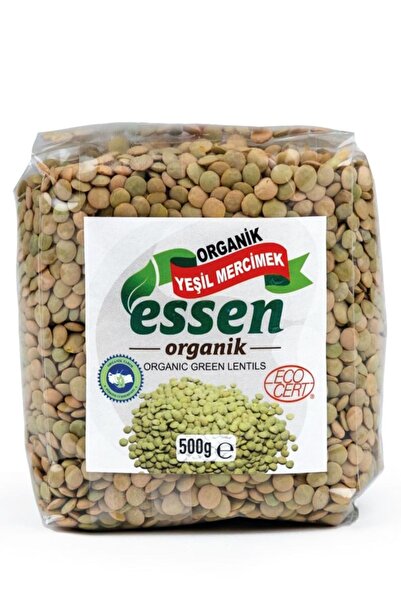 Essen Organik Organik Yeşil Mercimek 500gr