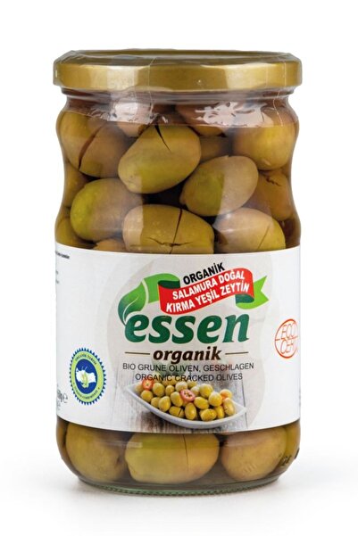 Essen Organik Kırma Yeşil Zeytin 660 ml