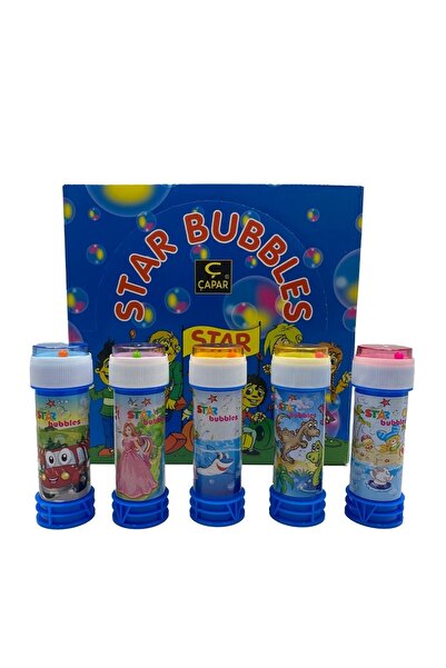 GÜZELYÜZ AVM 5 Adet Star Üflemeli Köpük Baloncuk Sevimli Karakterler Oyuncak ...
