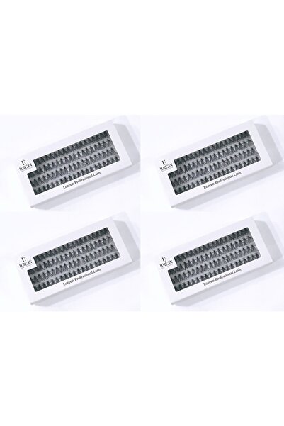 Loreen Professional 10 Ply Knot Free Düğümsüz 80 Adet Tekli Kirpik Long ( Large ) 4 Adet