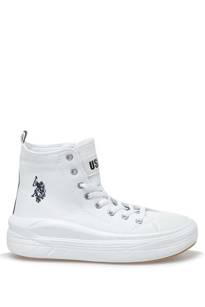 U.S. Polo Assn. Base PoloAssn Clementine Tex 3fx Women's Thick Sole White Casual Sneaker