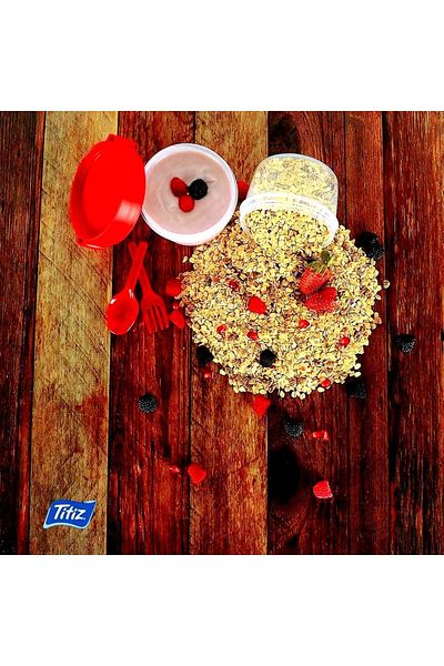 Titiz Taken Go Muesli Container Yellow 800 ml Ap-9452