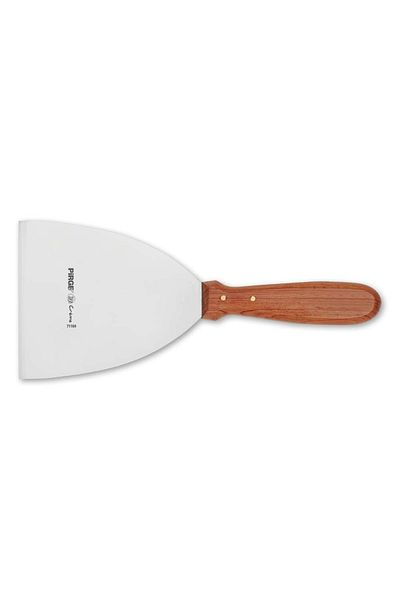 PİRGE No. 4 Creme Spatula - 12.5 cm Wooden Handle