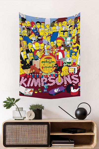 Vagonik Μοκέτα τοίχου Kaws Simpsons 140 X 100 cm-70x100 cm
