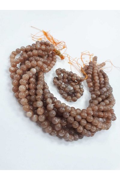 Yüksel Boncuk 8mm Solar Natural Stone String