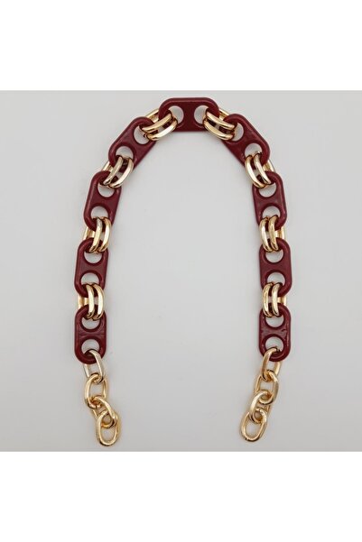 angel çanta aksesuar 42 Cm Aspect Acrilic Roșu Claret Model Pod Lanț Plastic