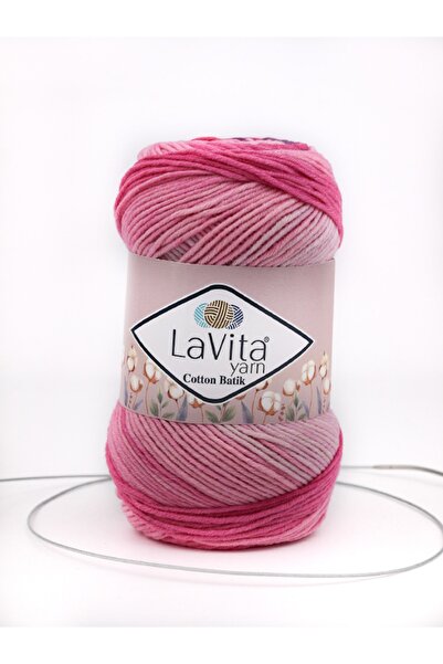 LaVita Yarn Cotton Batik El Örgü İpi Taka Yarn