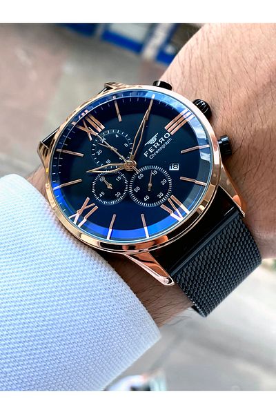 FERRO New Season Original Steel Men's Watch + Bracelet