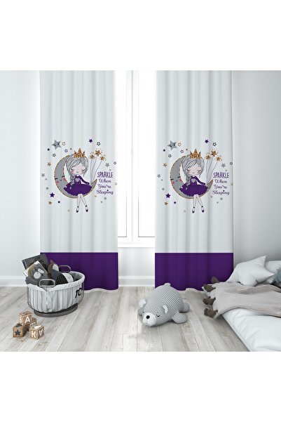 MODA Зовсім інша дитяча кімната для немовлят і дітей Двохкрила штора з малюнк...