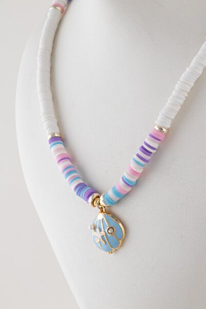 Sortie Aksesuar Deniz Kabuğu Figürlü Fimo Kolye 039