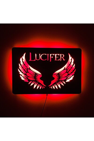 FOREVHOME Lucifer Led Işıklı Tablo
