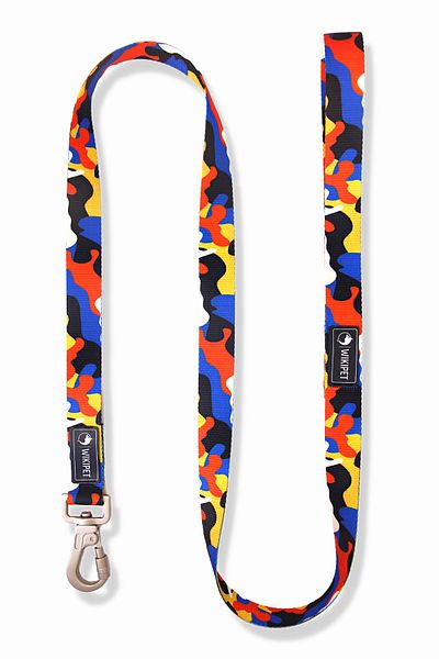 Wikipet Sunset Dog Walking Collar, Lockable Hook