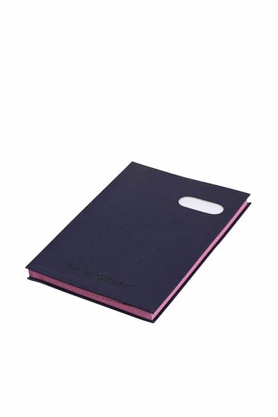 Dilman Signature File Notebook with Skin Cloth 12 Sheets Black Signature Notebook