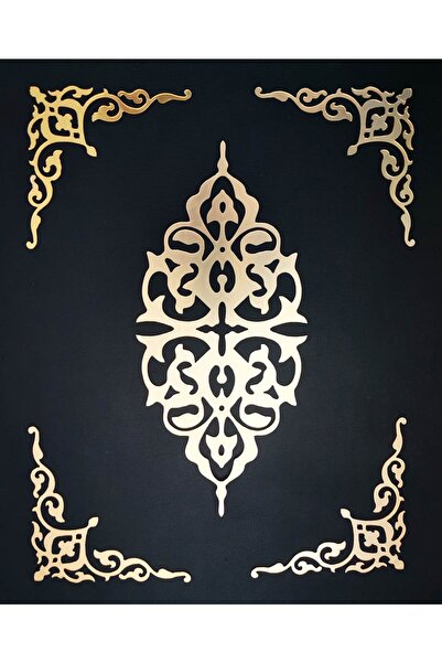 Mobiplas Altın Pleksi Dolap Süsü 1 Göbek Desen Ve 4 Köşe Desen