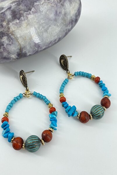 Cocopelli Concept أقراط الحجر المكسور الأصيلة