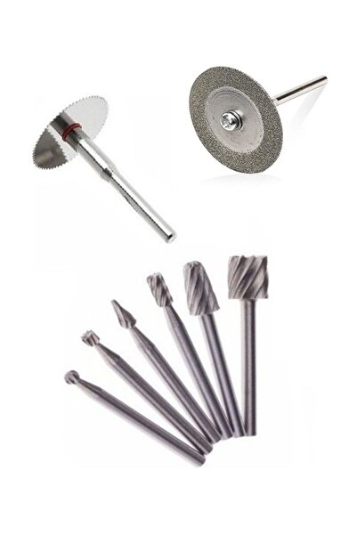 Depolife Dremel Proxxon Banco Grinder Uyumlu Ahşap Oyma Elmas Kesici Mini Kes...