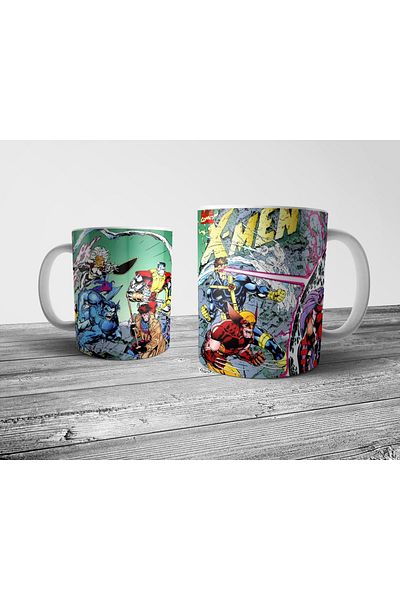 Pixxa Uncanny X-men Marvel Comics Mug Cup Model 4