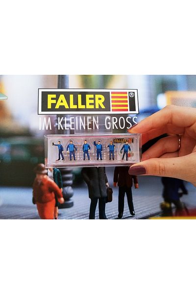 Faller 1:87 Ho Cargo Package Carrier Figure Set --151668