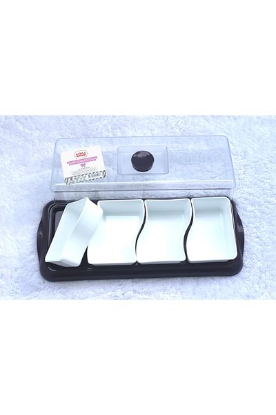 NEKA HOME Dark Purple Breakfast Refrigerator Organizer