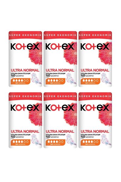 Kotex Ultra Super Economic Package Normal 24 Pieces X 6 Pack