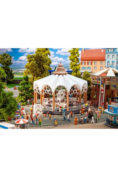 Faller 1:87 Ho Model Amusement Park Series Carousel Coffee Mugs -140335