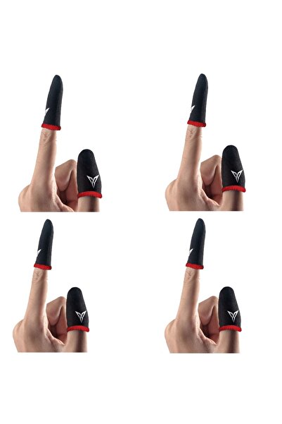 Genel Markalar 4 Çift Logolu Pubg Parmak Eldiven Terletmez Ince Yapılı