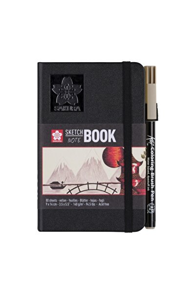 Sakura : Sketchbook : 140 Gr : White Paper : 9 Cm X 14 Cm