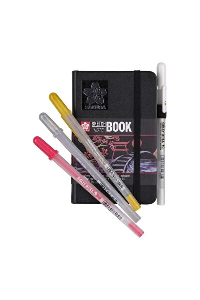 Sakura Sketchbook Black Paper 9 X 14 cm 140 Gr