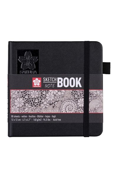 Sakura Sketch Painting Notebook White Paper 12 X 12 Cm 140 Gr