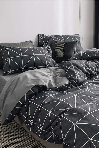 Always Double Sided Double Duvet Cover with Elastic Sheet