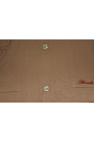 Yörükoğlu Short Sleeve Striped Comfortable Fit Men's Shirt