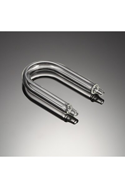 Akvaryum Gerçek Camdan U Şeklinde Cam Co2 Ve Hava Hortumu Dirsek 1 Adet