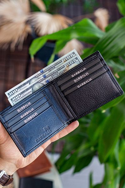 Garbalia Venice Genuine Leather Classic Black Men's Wallet