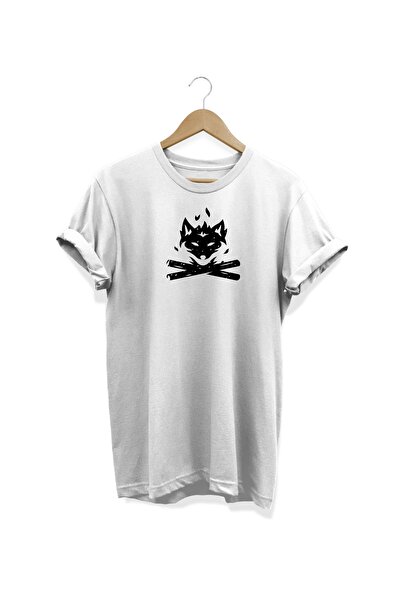 WİDİ Fox Štampano Bela T-shirt