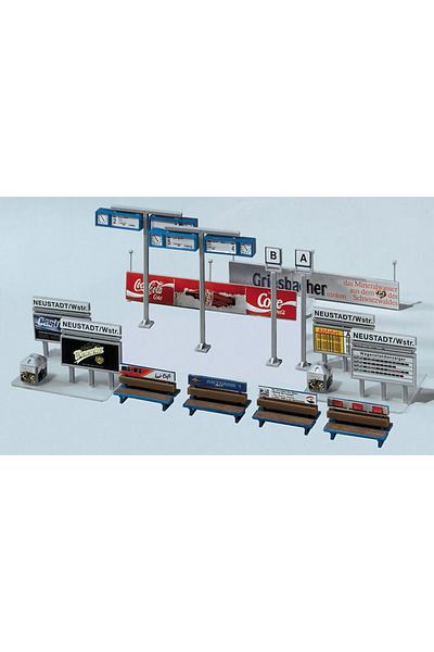 Faller 1:87 Ho Model Station Peron Accessories -120186