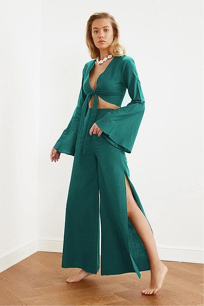Trendyol Collection Zweiteiler - Khaki - Regular Fit