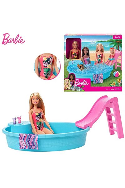 mattel Barbie Ve Havuzu Oyun Seti