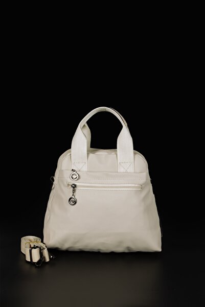 MEGA 614 Satin Women's Hand Bag Crossbody Bag Cream