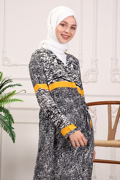 Reis Side Tie Prayer Dress N209