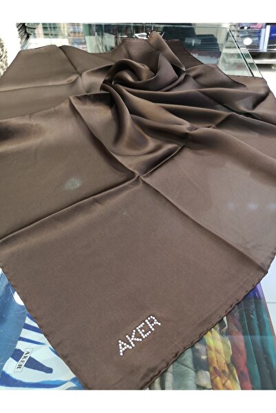 Aker Düz Krep İpek Eşarp