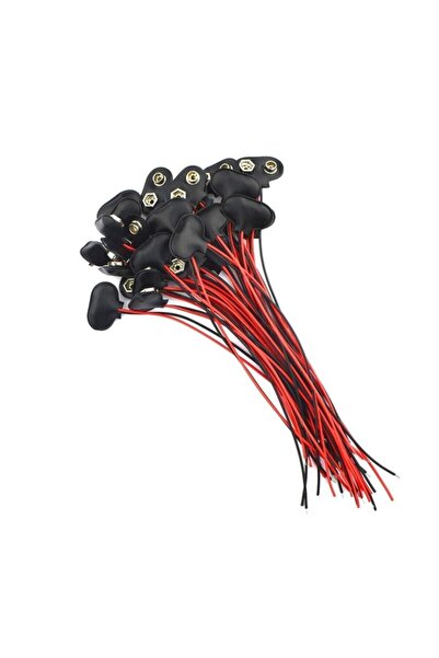 10 Adet 9 Volt Pil Yuvası, Pil Yatağı, Ikili 9v Pil Başlığı